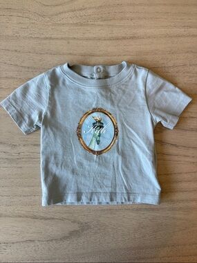 Kith Kids Light Blue Statue of Liberty T Shirt 3-6 months